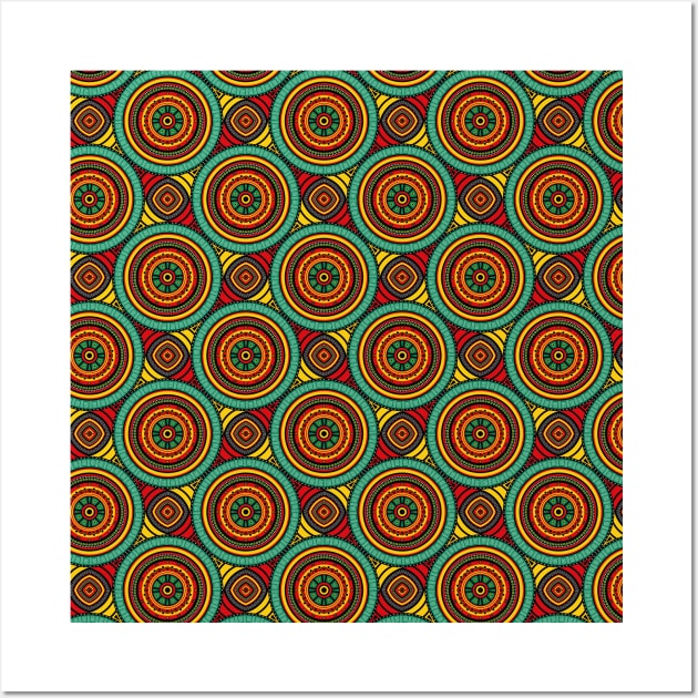 Circles of African Power Wall Art by gastaocared